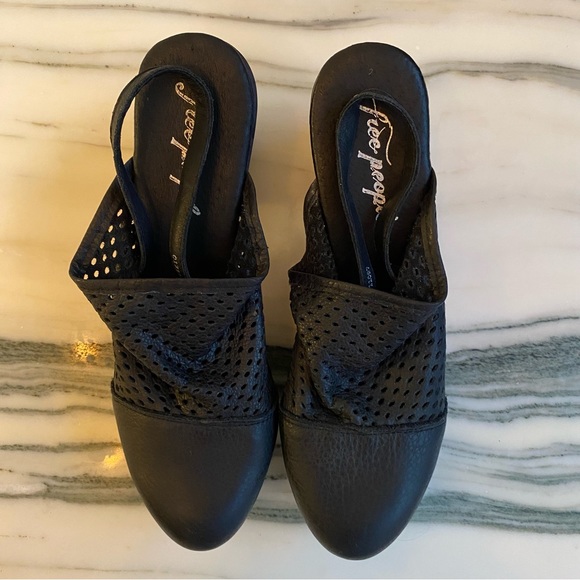 💯🆕 Free People Logan Wood Platform Clog - Picture 3 of 6